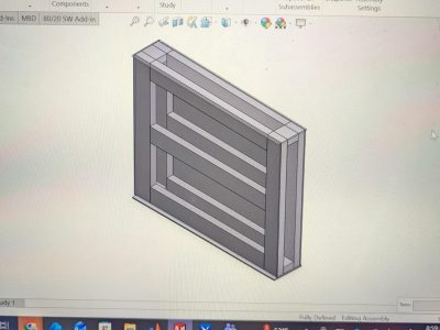 Frame inside box