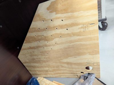 bottom of housing drilled